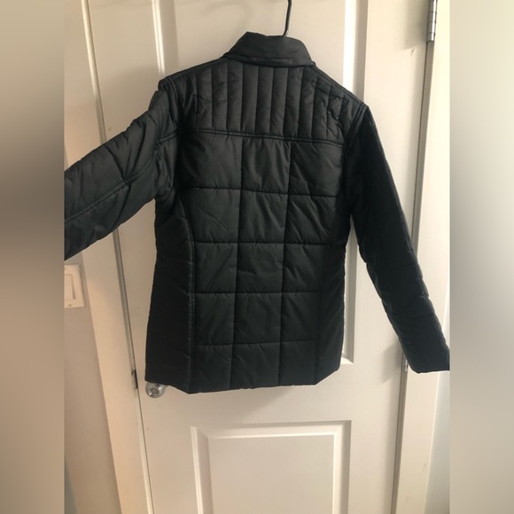 Black warm down jacket - Picture 3 of 4